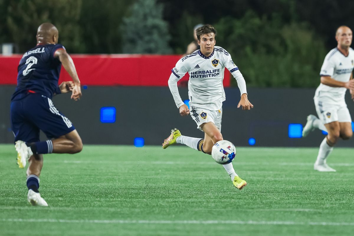 Riqui Puig anotó su primer gol con la casaca del LA Galaxy.