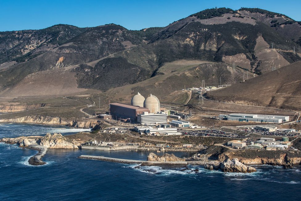 Central nuclear de Diablo Canyon en San Luis Obispo, California, Estados Unidos.