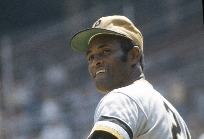 Roberto Clemente, posiblemente el mejor pelotero latino de todos los tiempos y sin duda un hombre de impacto mundial.