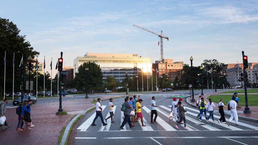 Migrantes en Washington DC