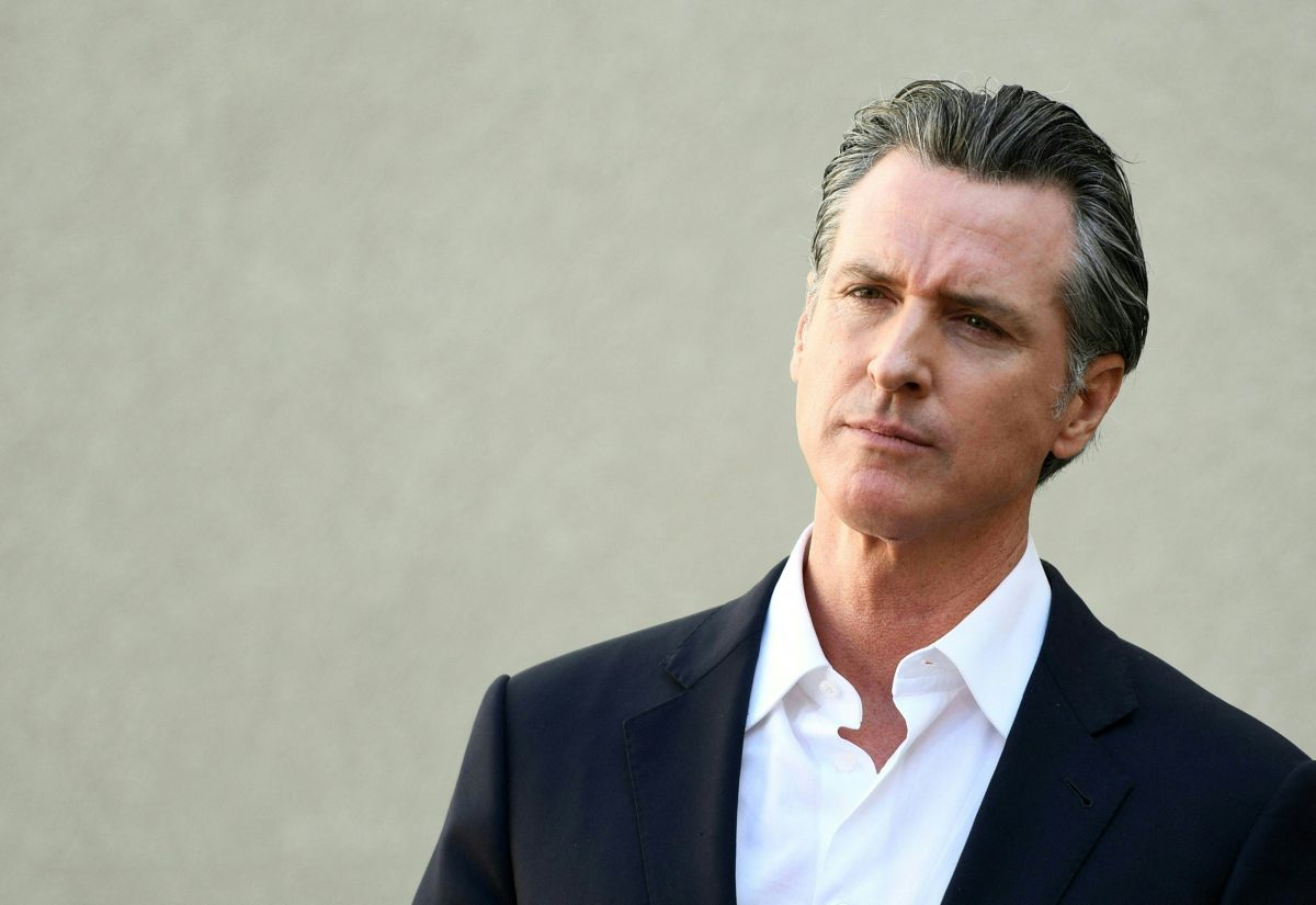 El gobernador de California Gavin Newsom.