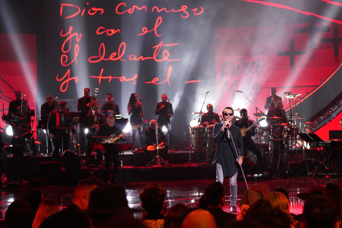 Marc Anthony en los Latin American Music Awards  2019.
