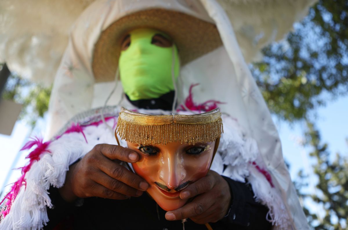 Los mexicoamericanos celebraron el Día de la Independencia de México en el área de Los Ángeles el 16 de septiembre de 2018.