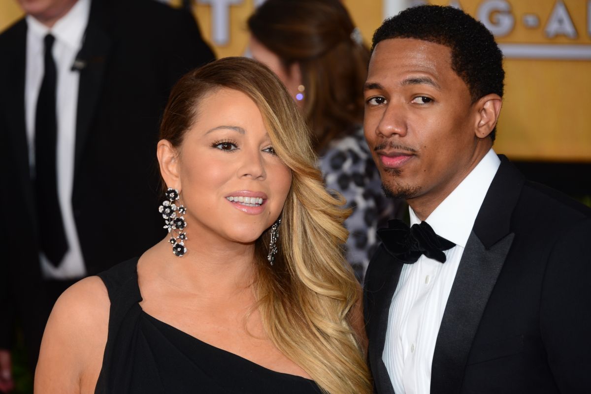 Mariah Carey y su ex esposo, Nick Cannon.
