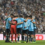 Los Tuzos de Pachuca antes del duelo ante Rayados.