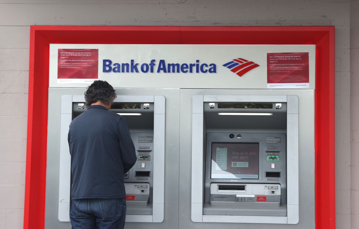 El cajero automático que intentaron robar pertenecía a Bank of America.