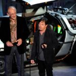 Christopher Lloyd y Michael J. Fox se reencontraron y se dieron un emotivo abrazo.