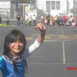 María Robles cuando estudiaba la primaria el el sur centro de Los Ángeles. (Suministrada)