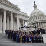 Los nuevos miembros del Congreso acudieron al Capitolio.