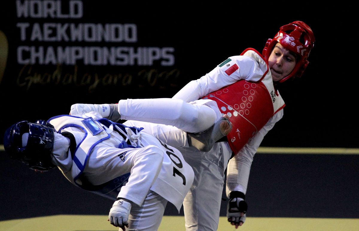 Leslie Soltero atleta mexicana de Taekwondo.