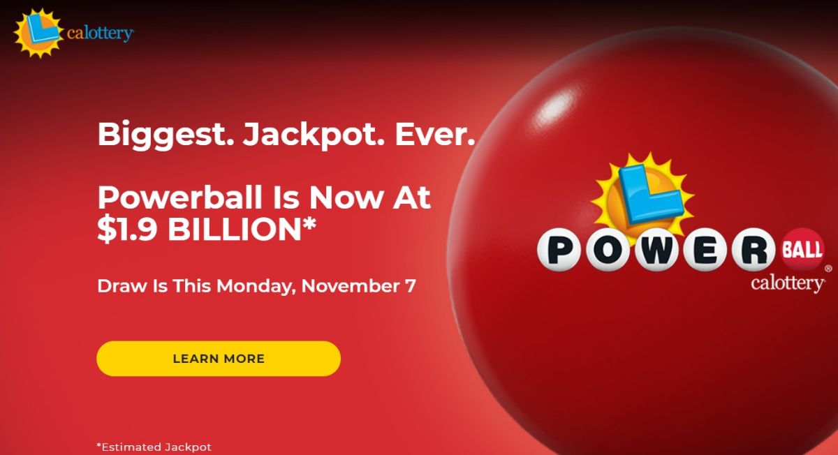 El siguiente sorteo del Powerball es el lunes 7 de noviembre.