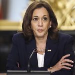 La vicepresidenta Harris en un evento público.