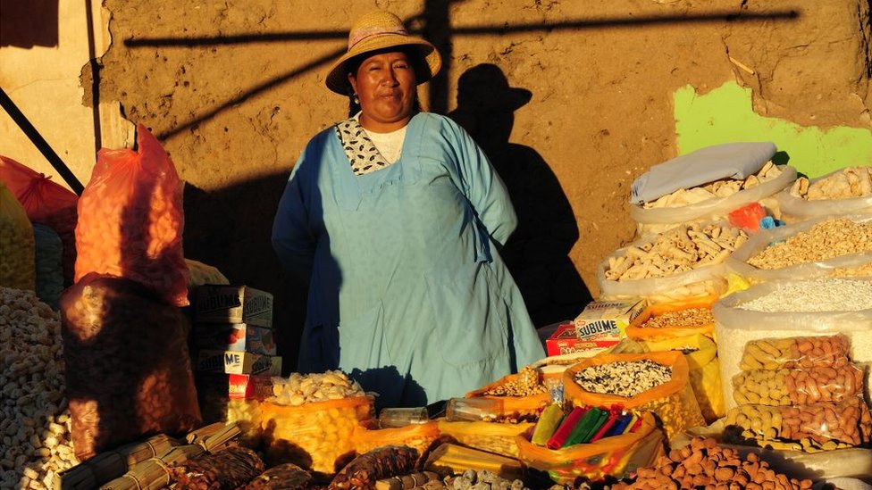 Comerciante en La Paz