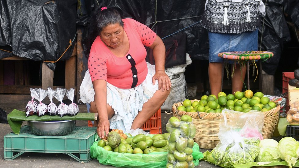 Mercado en El Salvador