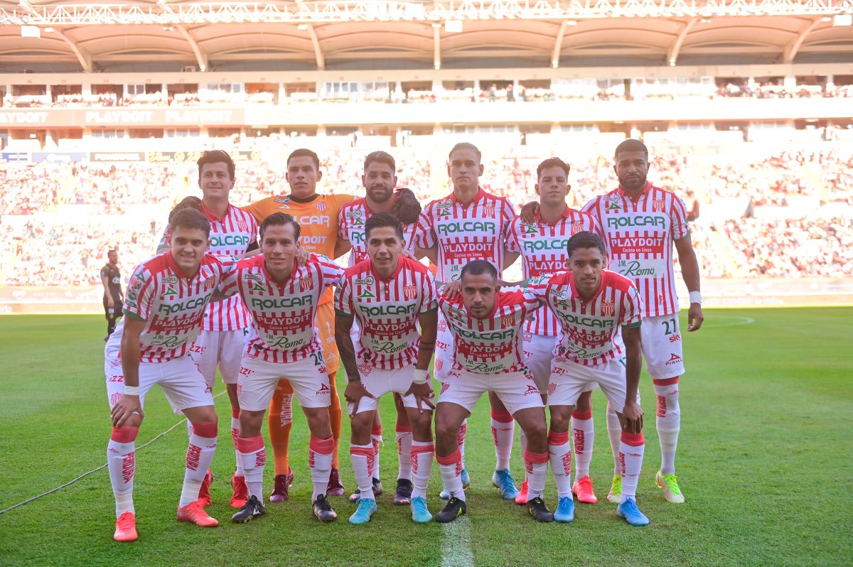 Necaxa, durante el partido de la jornada 17 Clausura 2022.