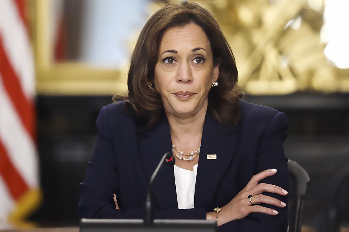 La vicepresidenta Harris en un evento público.