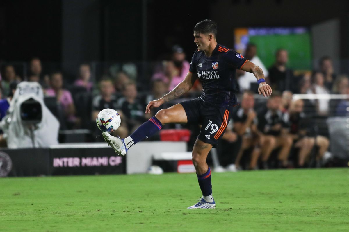 Brandon Vázquez, jugador del Cincinnati de la MLS.