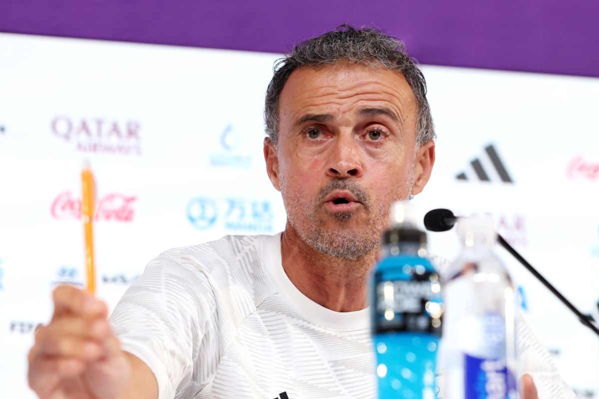 Luis Enrique, seleccionador de España. 