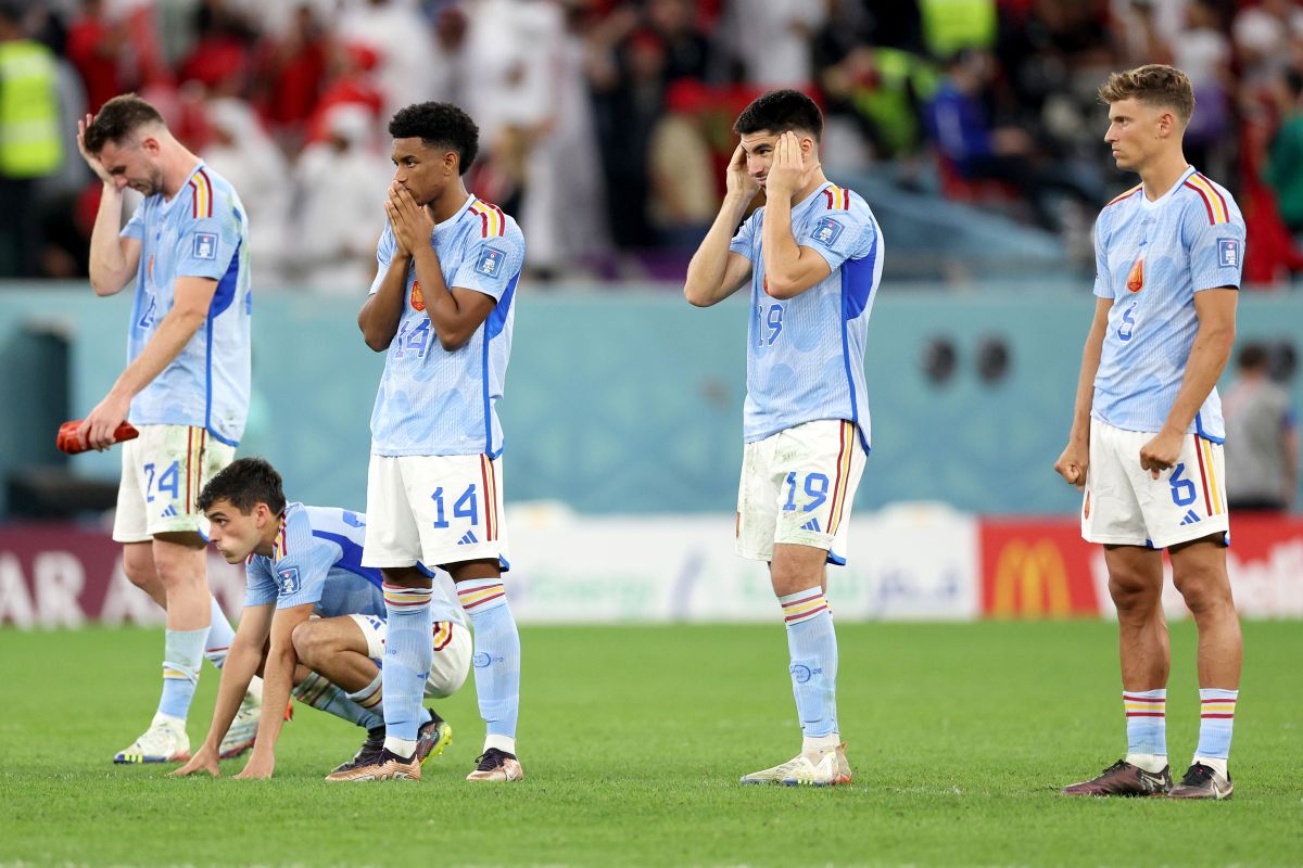 España no pudo aprovechar su dominio en el partido y cayó en la tanda de penaltis