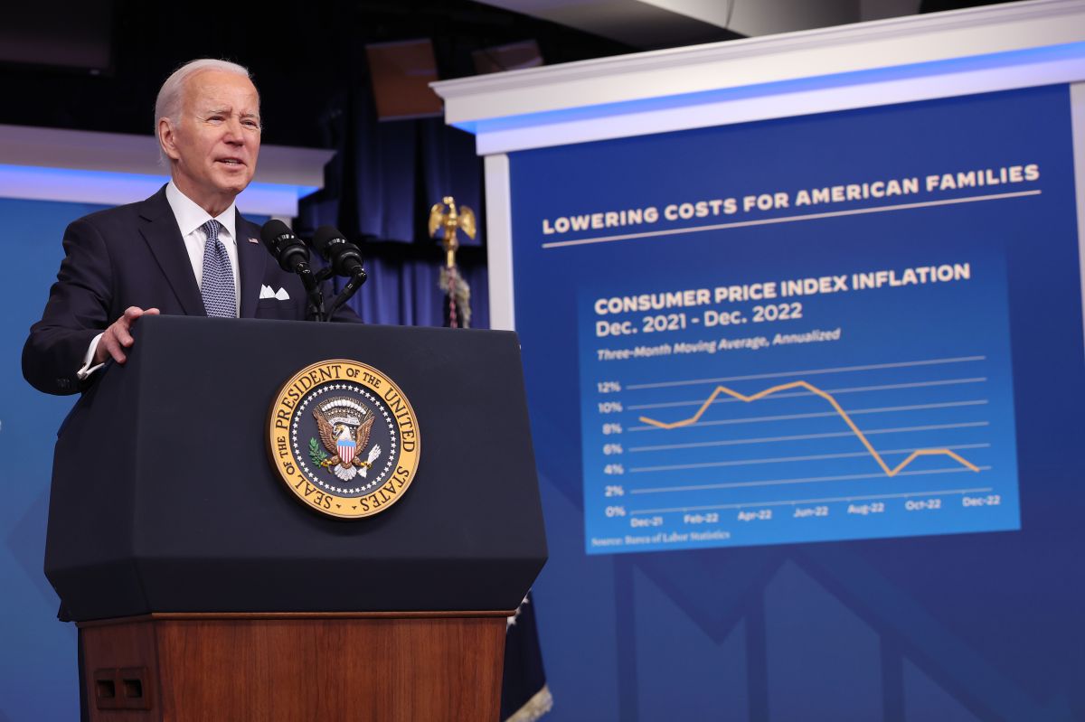 El presidente Joe Biden informó a los estadounidenses sobre la economía y la inflación.