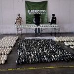 Además del fentanilo se hallaron más de 500 kilogramos de metanfetamina y un kilogramo de goma de opio.