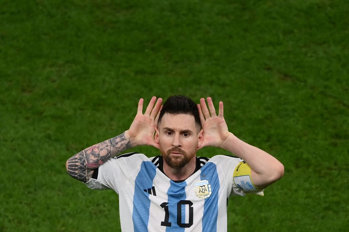 Messi reaccionó contra la Selección de Países Bajos luego de la victoria de Argentina.