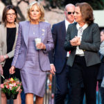 Jill Biden y Beatriz Gutiérrez Müller en la Basílica de Guadalupe en la Ciudad de México.