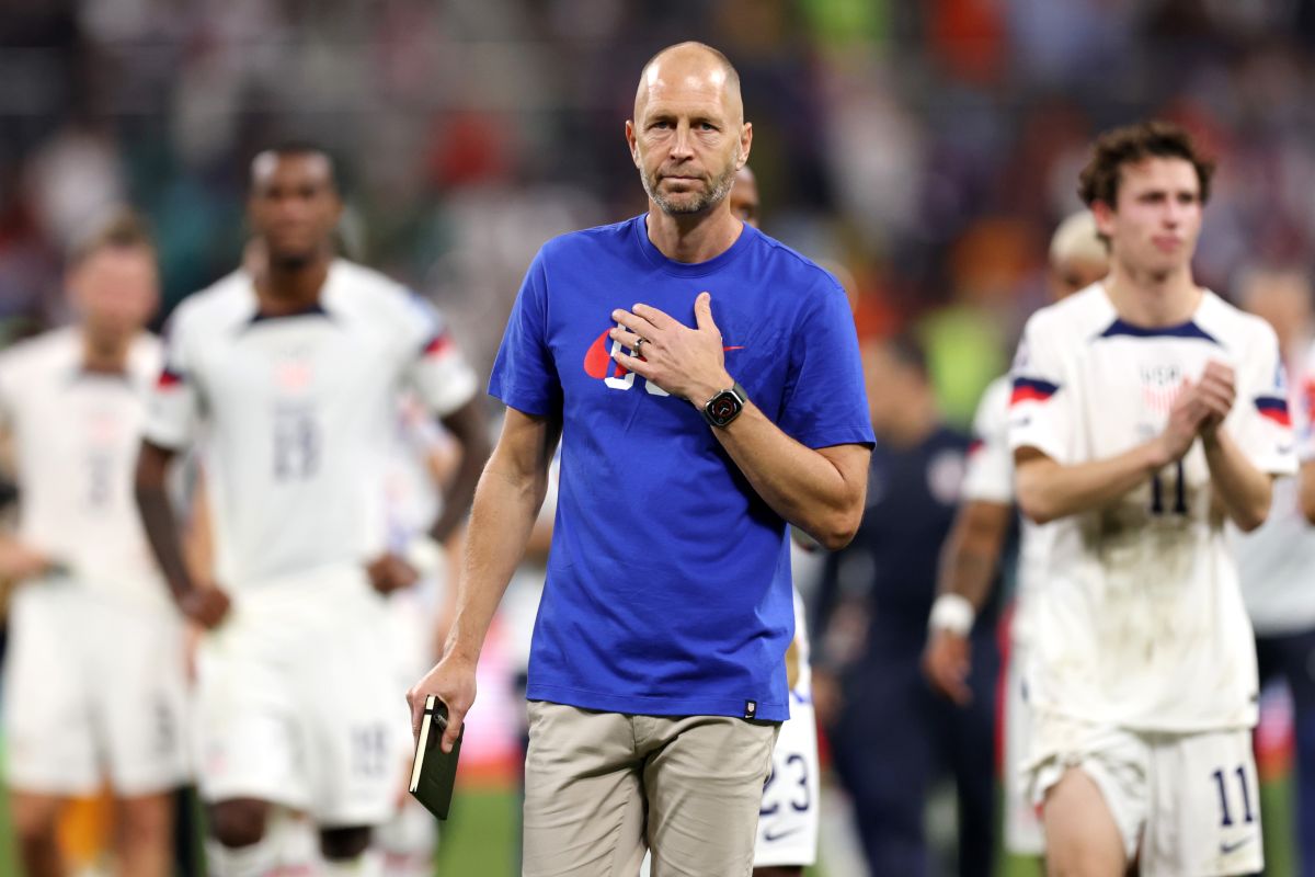 Gregg Berhalter tras la eliminación de Estados Unidos vs. Países Bajos en Qatar 2022. 