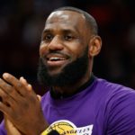 LeBron James superestrella de los Lakers.