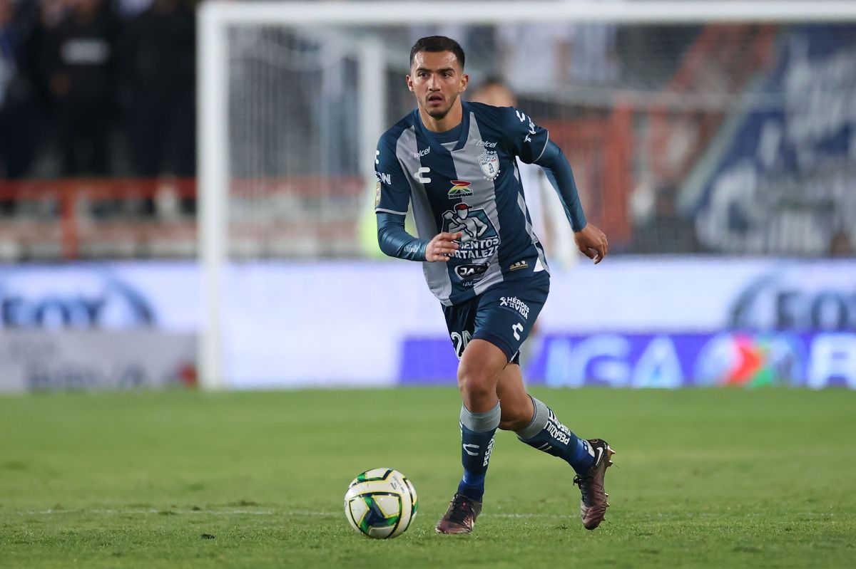 Luis Chávez con Pachuca en el Clausura 2023.