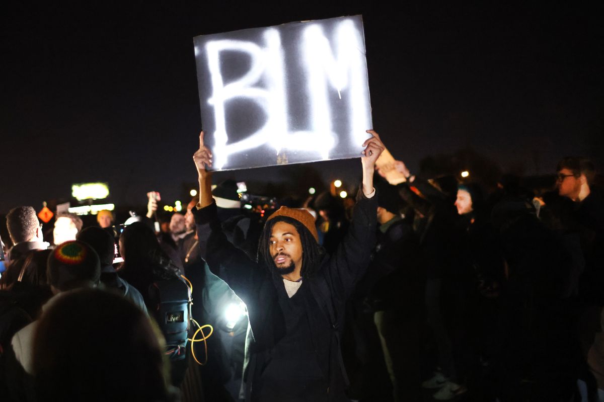 Los manifestantes protestaban por la muerte de Tyre Nichols en Memphis.