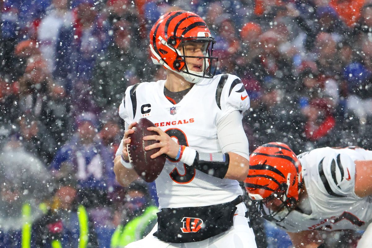 Joe Burrow, mariscal de campo de los Cincinnati Bengals.