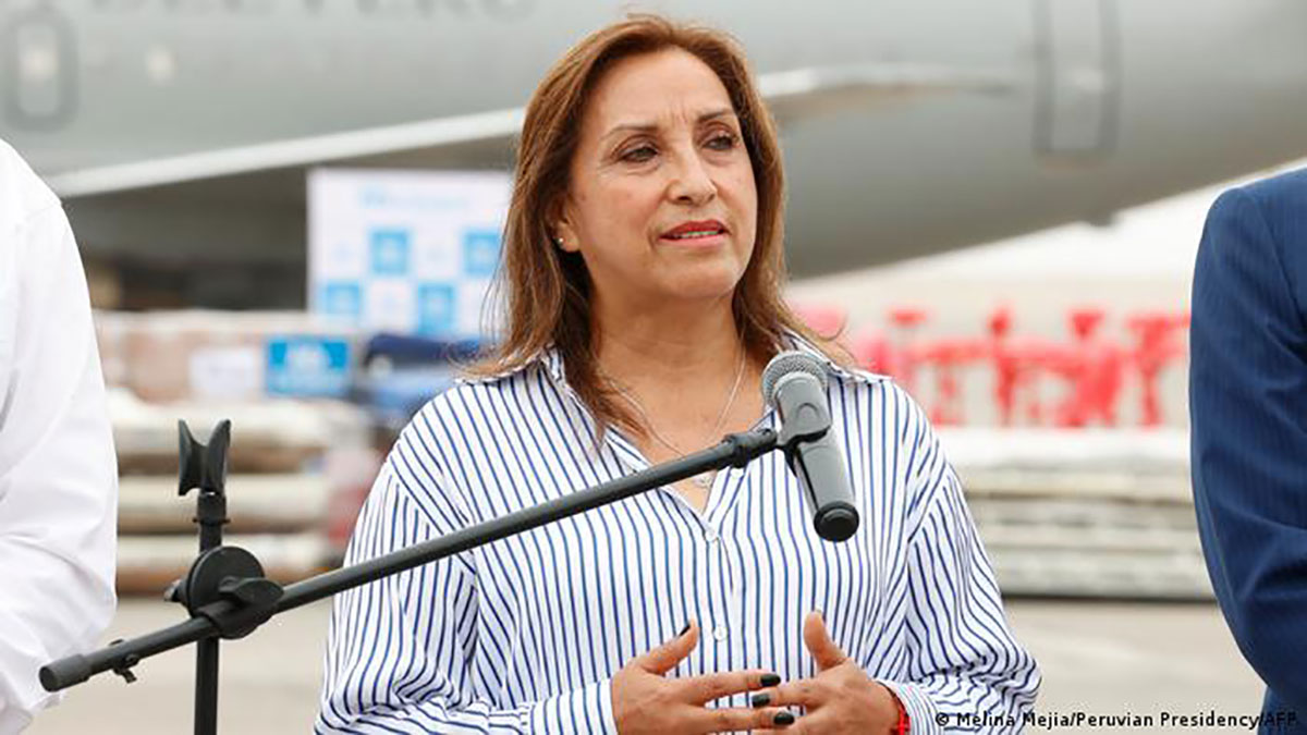 Dina Boluarte, presidenta de Perú. Imagen de archivo.