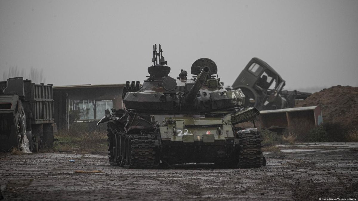 Tanques rusos en Jersón.