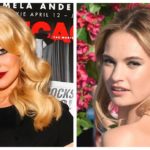 Pamela Anderson y Lily James.