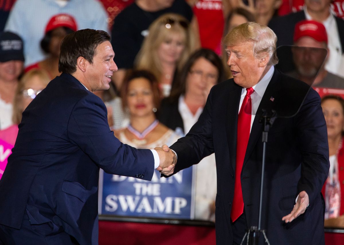 DeSantis y Trump suenan para buscar la nominación presidencial republicana. 