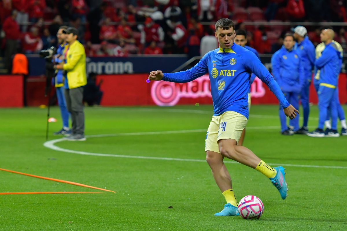 Federico Viñas, jugador del Club América.