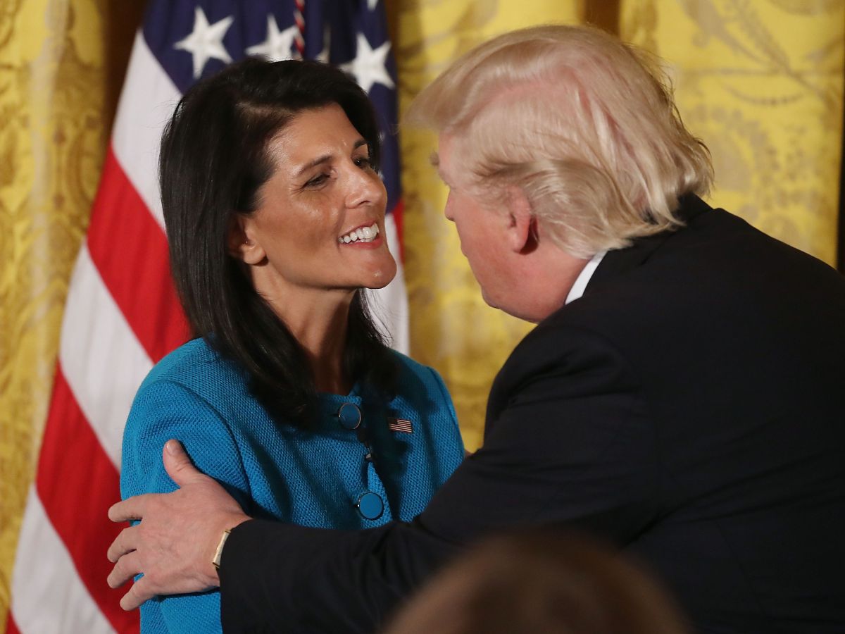 Nikki Haley fue nombrada embajadora de EE.UU. ante las Naciones Unidas por el presidente Donald Trump.