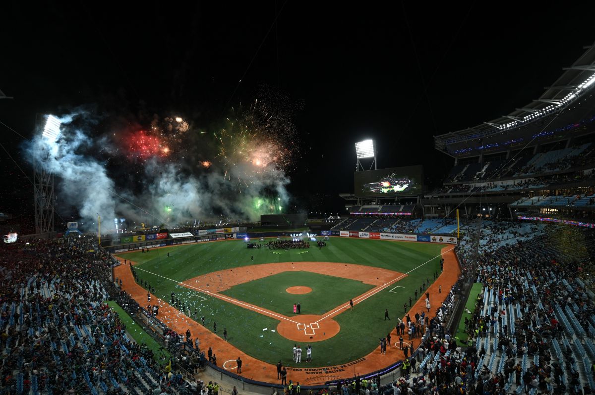 Estadio Monumental Simón Bolívar de Caracas, sede de la Serie del Caribe.