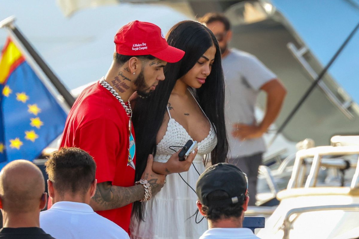 Yailin La Más Viral y Anuel AA en Ibiza.
