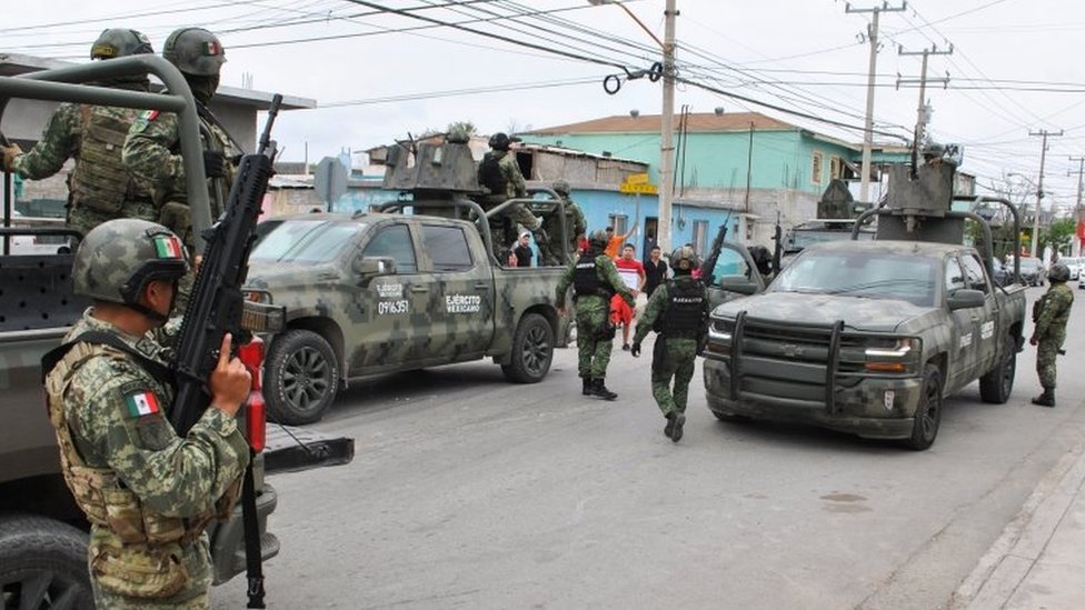 ejército en Nuevo Laredo