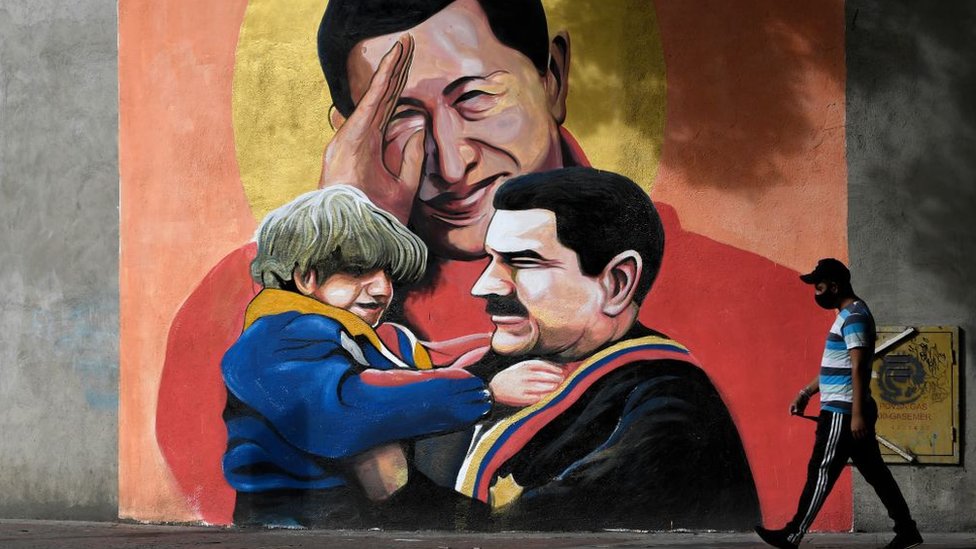 Mural en Caracas.