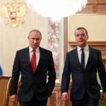 El Presidente ruso Vladimir Putin y el Primer Ministro Dmitry Medvedev. / Foto: AFP/Getty Images
