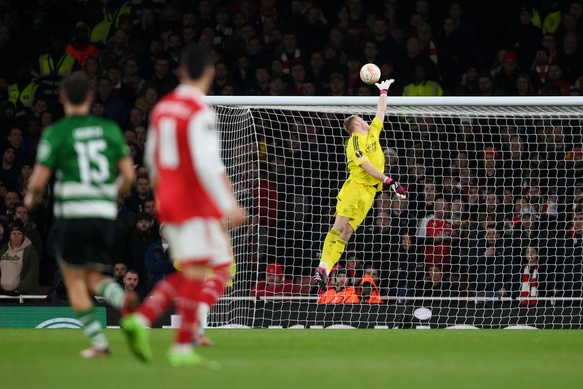 Golazo de Pedro Gonçalves al Arsenal en Europa League.