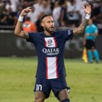 Neymar Jr. durante un partido del PSG.