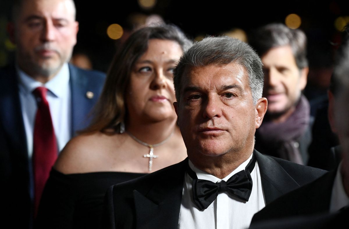 Joan Laporta en la gala del Balón de Oro 2022. 