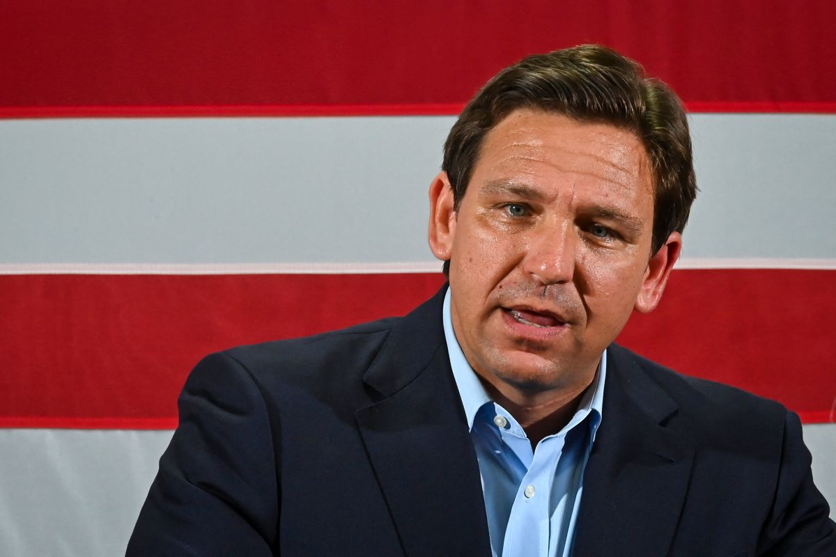 El gobernador republicano de Florida, Ron DeSantis.