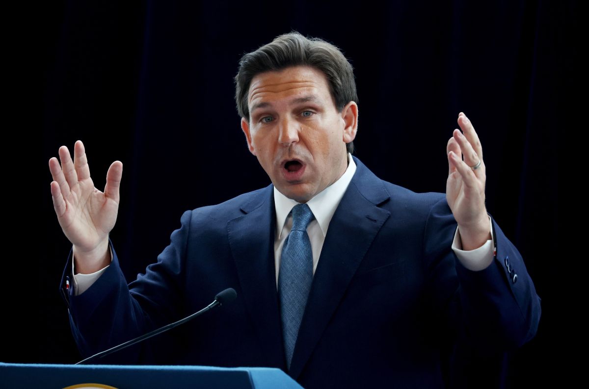 El gobernador de Florida, el republicano Ron DeSantis.