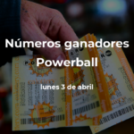 Powerball Double Play: números ganadores en vivo del sorteo hoy lunes 3 de abril de 2023, con premio de $10 millones de dólares