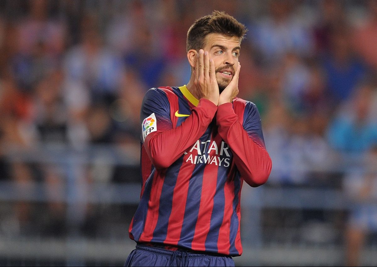 Gerard Piqué cuando aún jugaba para el FC Barcelona.
